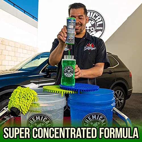 Kit de lavado de coche de 14 piezas Arsenal Builder de Chemical Guys HOL126 con pistola de espuma, cubeta y (5) productos químicos de limpieza para el cuidado del automóvil de 16 onzas líquidas (funciona con manguera de jardín)