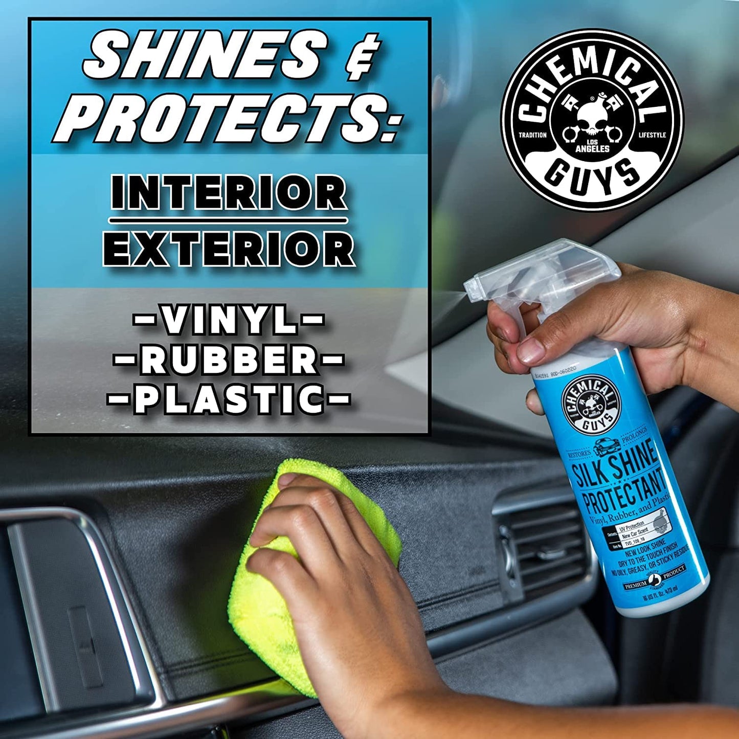 Kit de lavado de coche de 14 piezas Arsenal Builder de Chemical Guys HOL126 con pistola de espuma, cubeta y (5) productos químicos de limpieza para el cuidado del automóvil de 16 onzas líquidas (funciona con manguera de jardín)