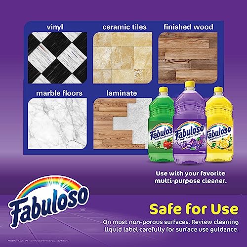Fabuloso Microfiber Cleaning Mitt, Purple, One Size Fits All | Lint-Free, Scratch-Free Glove for Surfaces & Furniture | Dustless Hand Cloth for Bold & Bright Cleaning Experience