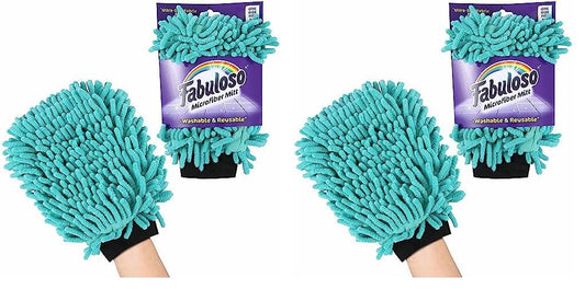 Fabuloso Microfiber Cleaning Mitt, Purple, One Size Fits All | Lint-Free, Scratch-Free Glove for Surfaces & Furniture | Dustless Hand Cloth for Bold & Bright Cleaning Experience