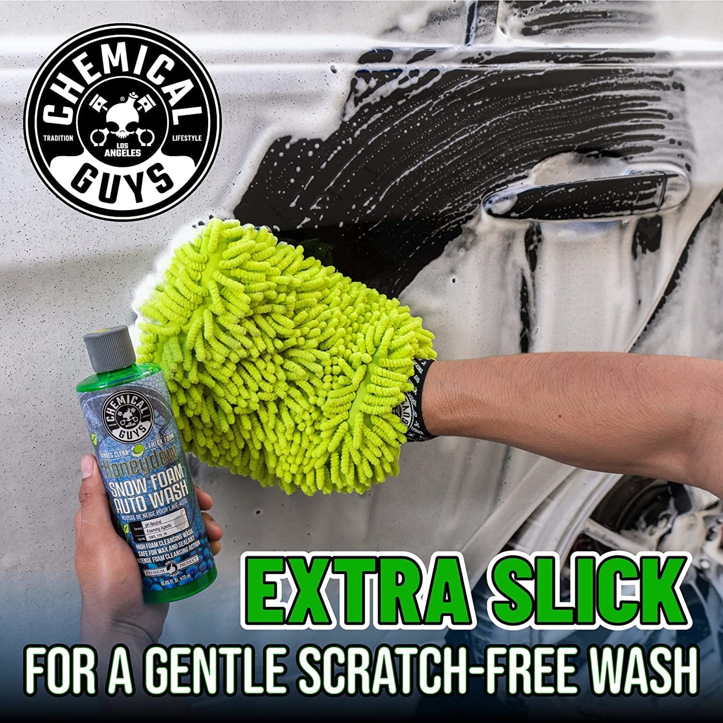 Kit de lavado de coche de 14 piezas Arsenal Builder de Chemical Guys HOL126 con pistola de espuma, cubeta y (5) productos químicos de limpieza para el cuidado del automóvil de 16 onzas líquidas (funciona con manguera de jardín)
